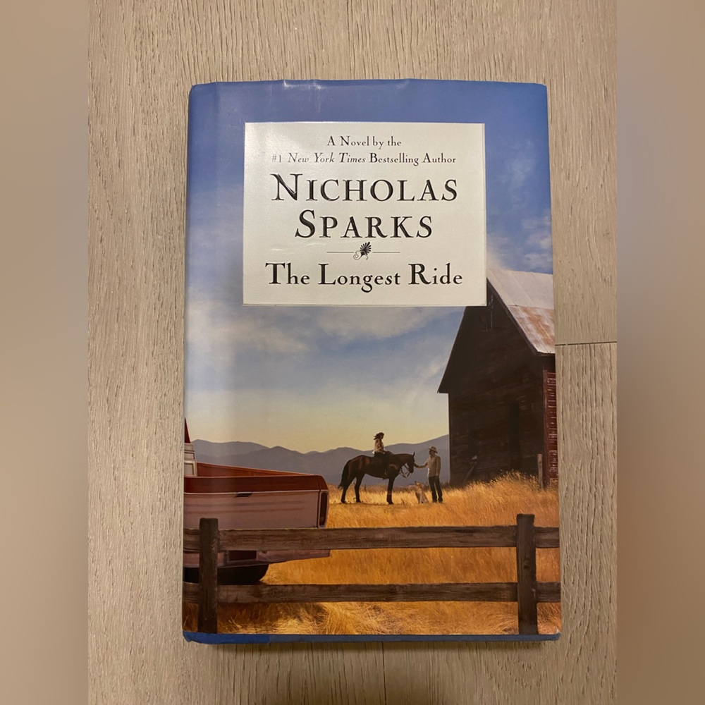 'The Longest Ride' Book Cover Art